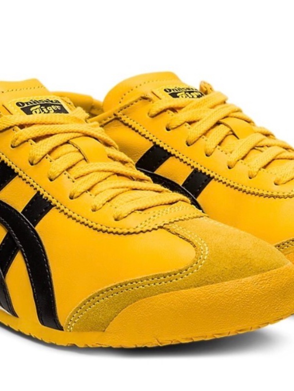 🆕 Onitsuka Tiger by Asics Yellow and Black Mexico 66-Inspired Sneaker